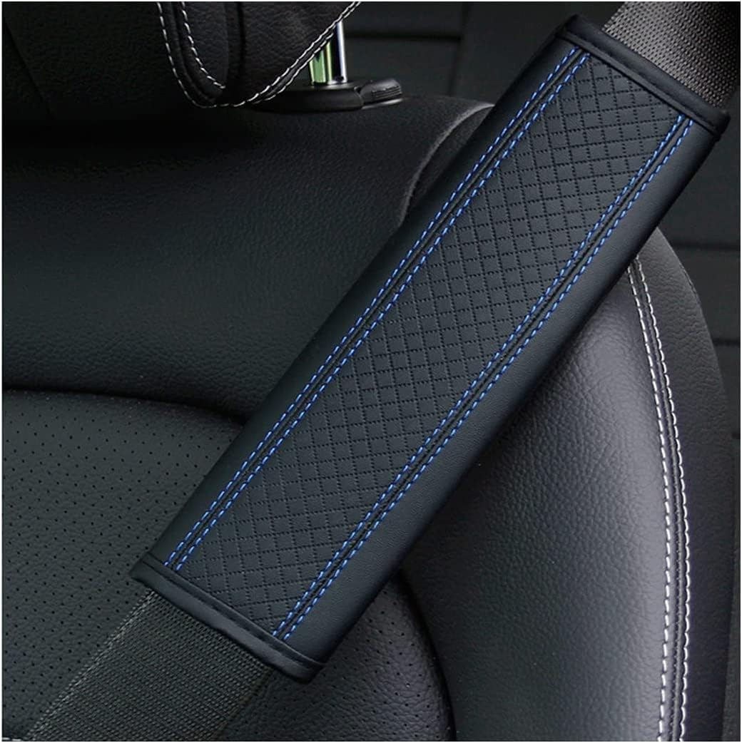 XINLIYA 2PCS Car Seat Belt Cover, Soft Shoulder Strap Covers Harness Pads, Safety Leather Seatbelt Comfort Driving Cushion Protect Your Neck and Shoulder Universal for Car, Truck, SUV (Pink)