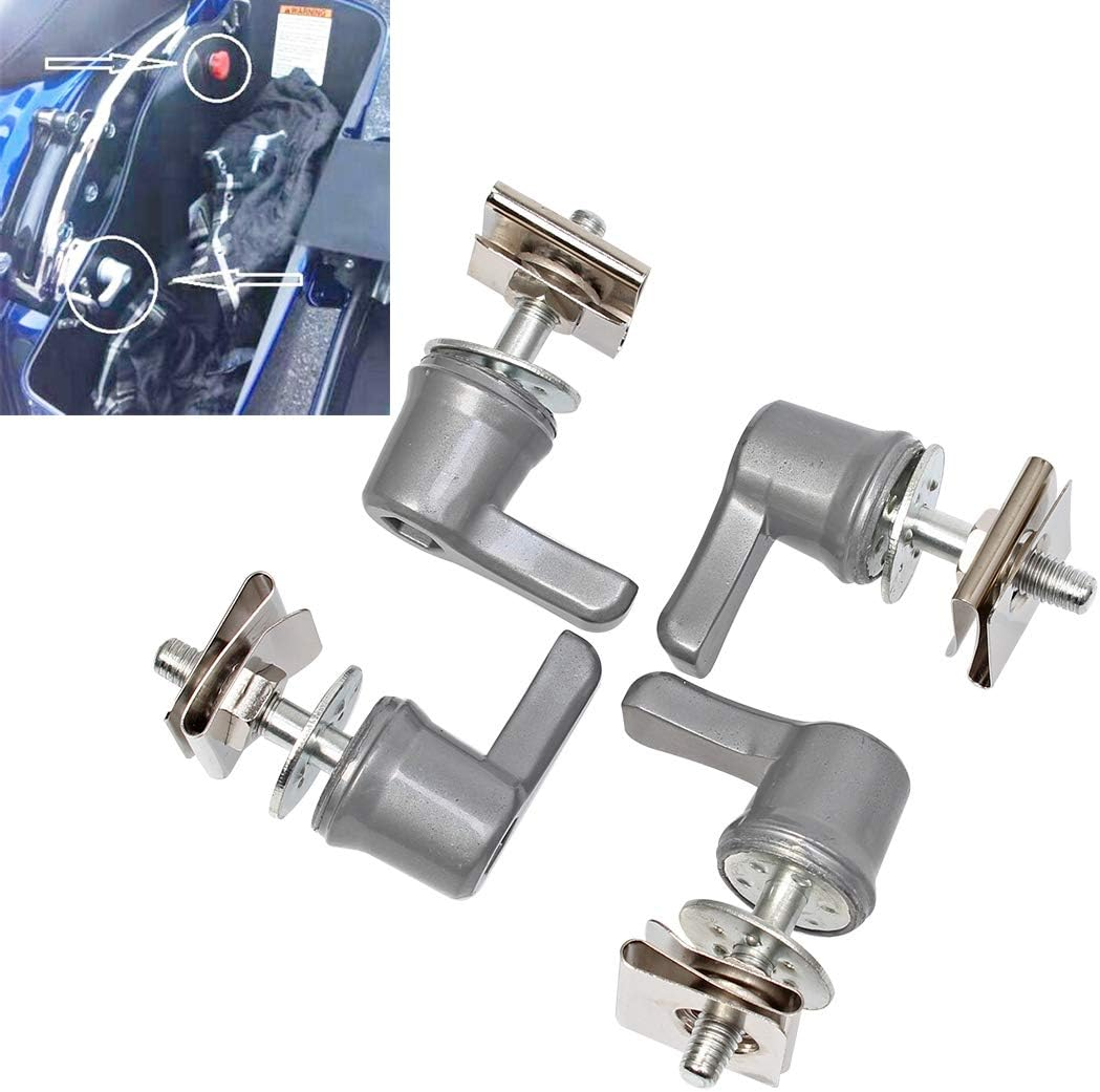 Motorcycle Saddlebag Lever Lock Bolts Nuts Mounting Kit for Harley Davidson 2001-2018 image number 3