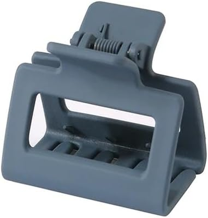 Hair Claw Clips 5Cm Fashion Women'S Solid Color Frosted PS Material Small Square Hairpin Hairpin Headdress Shark Clip Hair Accessories image number 5