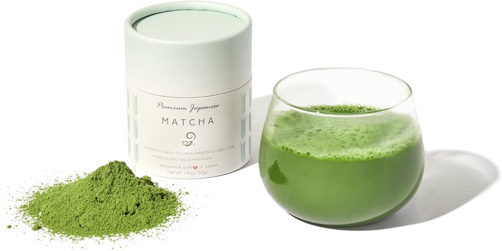 Matcha Green Tea Powder - 100% Natural Authentic Japanese Powdered Green Tea - Single Origin Tea - Premium Grade - 1.8 Oz, 50 G - Vegan, Non-Gmo, Sugar-Free, and Gluten-Free image number 6