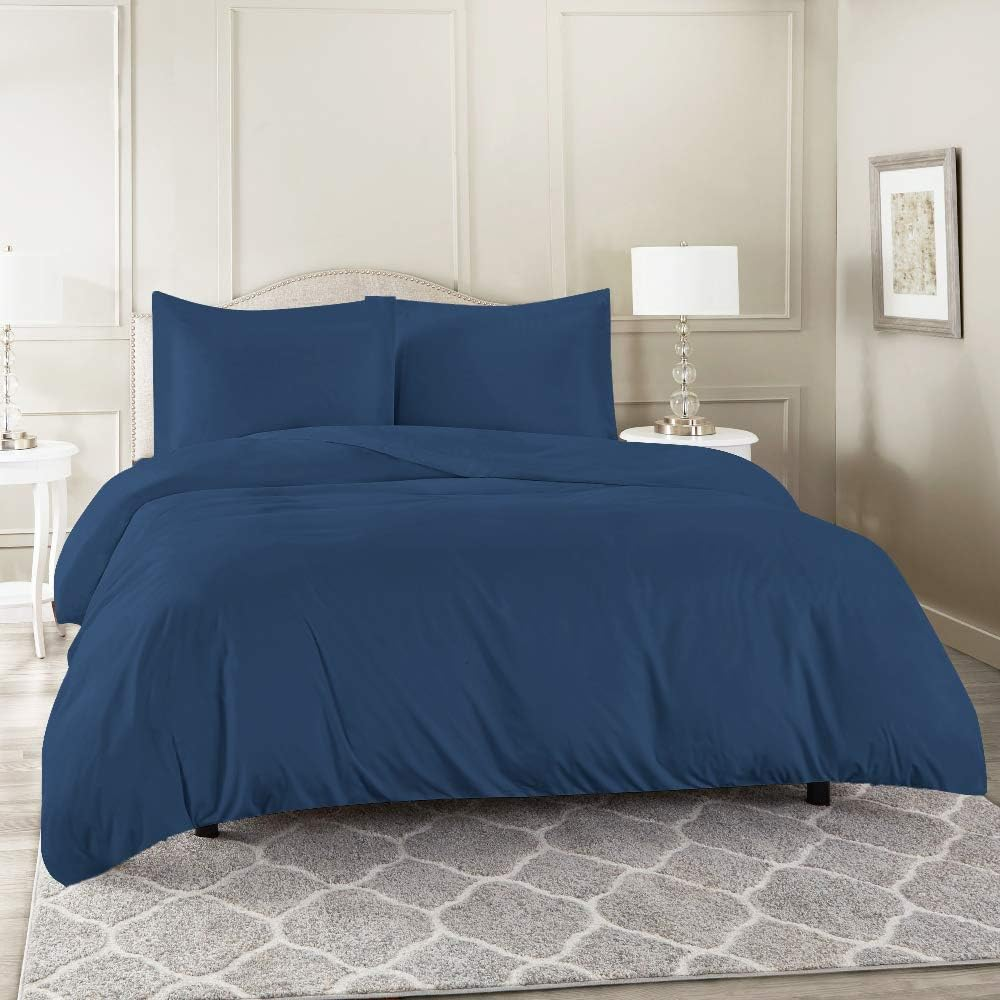 Luxor 100% Cotton 1000TC Single/King Single/Double/Queen/King/Super King Quilt/Duvet Cover Set - Ocean (Single)