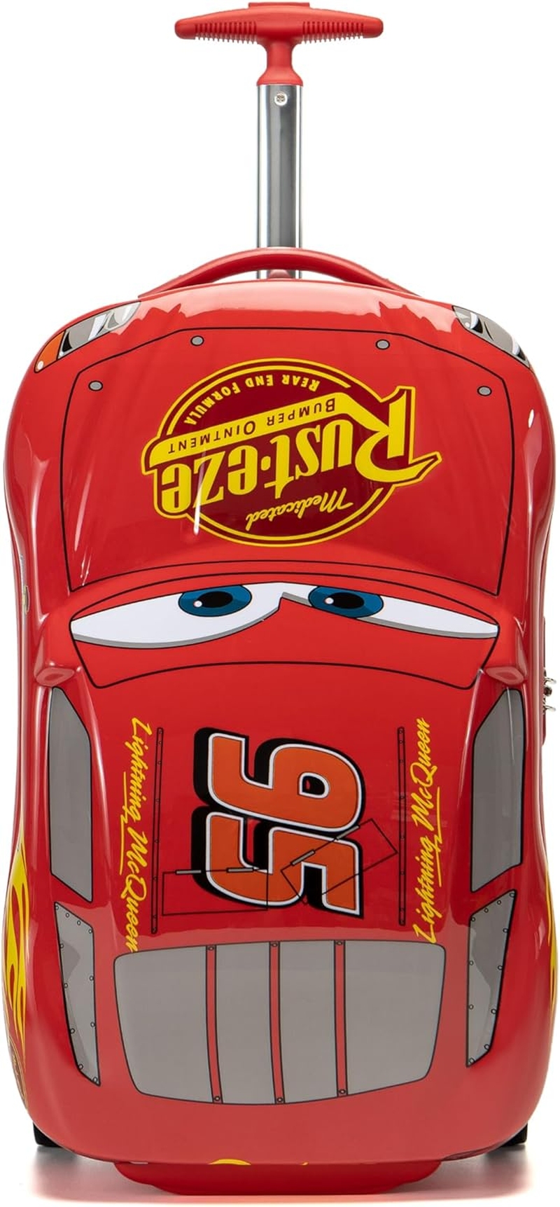 Disney Lightning Mcqueen 19 Trolley Case Carry on Case, Red