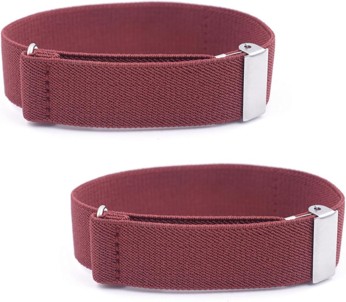 TORMEN Elastic Adjustable Armbands Shirt Garter Sleeve Holders Non-Slip Garters Adjustable Length for Men and Women