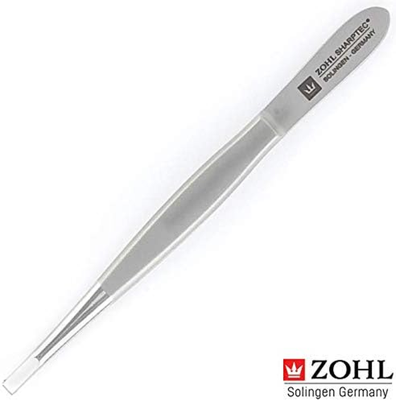 ZOHL Solingen High Precision Eyebrow Tweezers Arched Tip - Made in Germany
