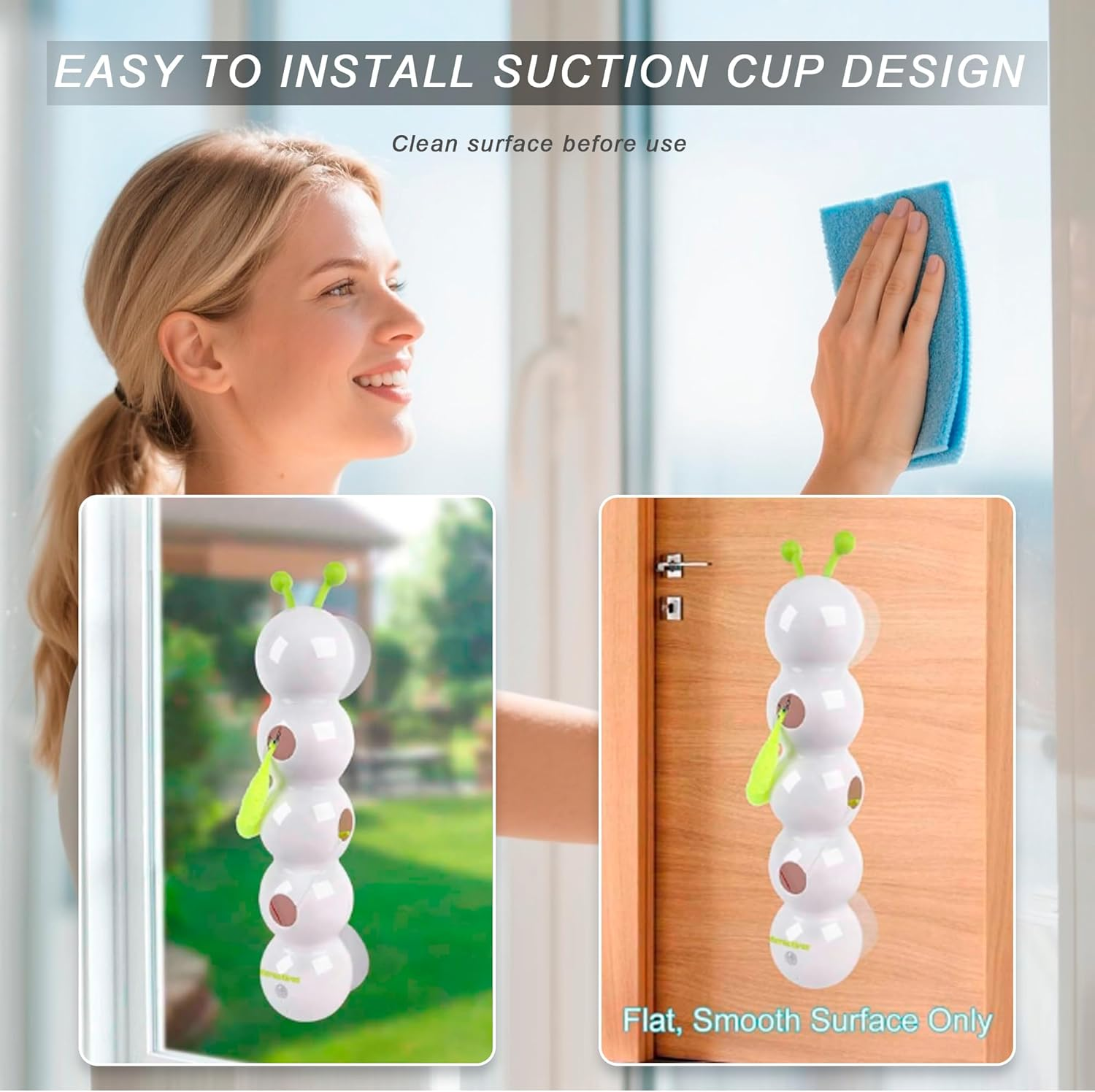 Emesak Caterpillar Smart Cat Toy &ndash; Interactive Caterpillar Cat Toy for Indoor Cats, Moving Bug Toy for Cats, Realistic Wiggle Motion, Fun & Engaging Cat Toys for Play and Exercise image number 4