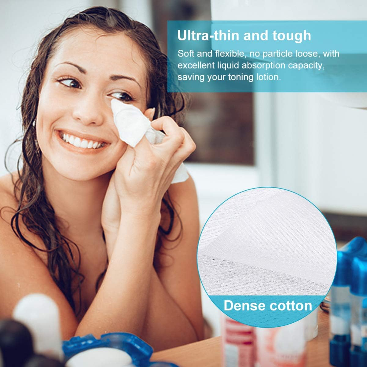 ULTECHNOVO Gauze Pads - 100 Pcs Non-Woven Gauze Pads Sponge - 4X4 Inch Absorbent Gauze Dressing Pads - Gauze Sponge Pads for Home First Aid, Facial Use