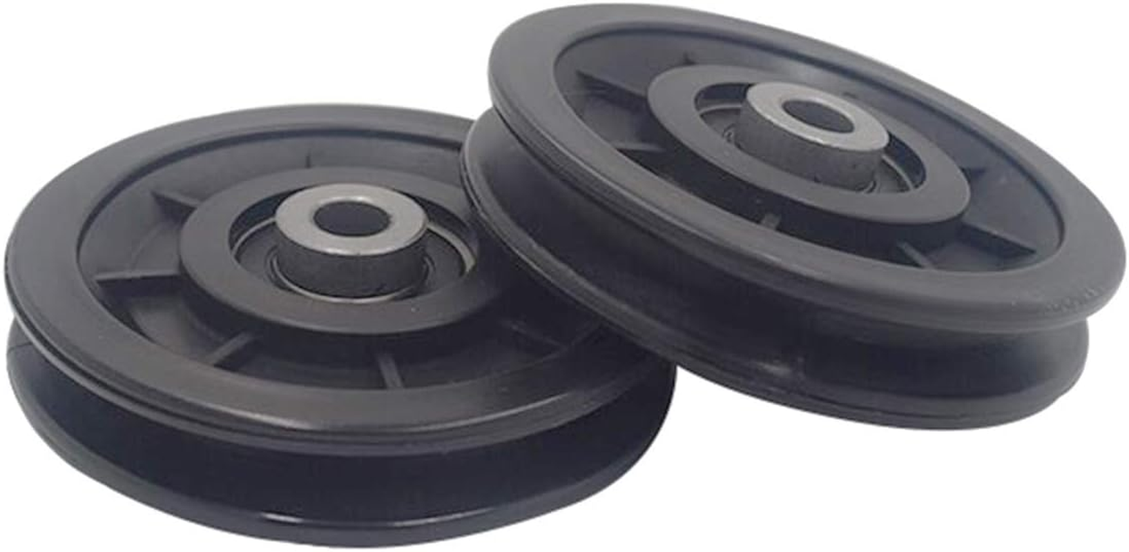 LFJ 90Mm/3.5" Nylon Bearing Pulley Wheel Replace for Gym Equipment Part Cable Merchine - 8Pcs image number 7