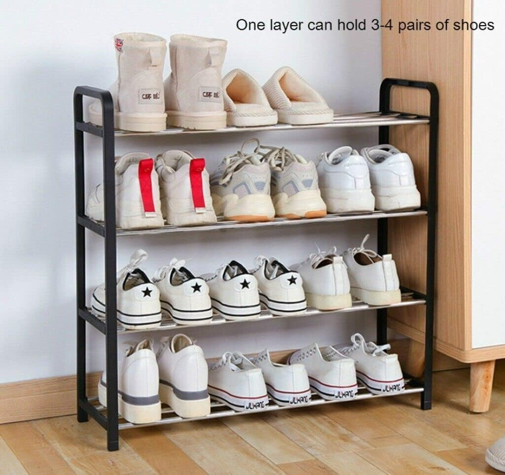 Tootoo Shoe Rack Storage Organizer Shelf Stand Shelves 3/4/5 Tiers Layers Shoe Storage (5 Tiers) image number 3
