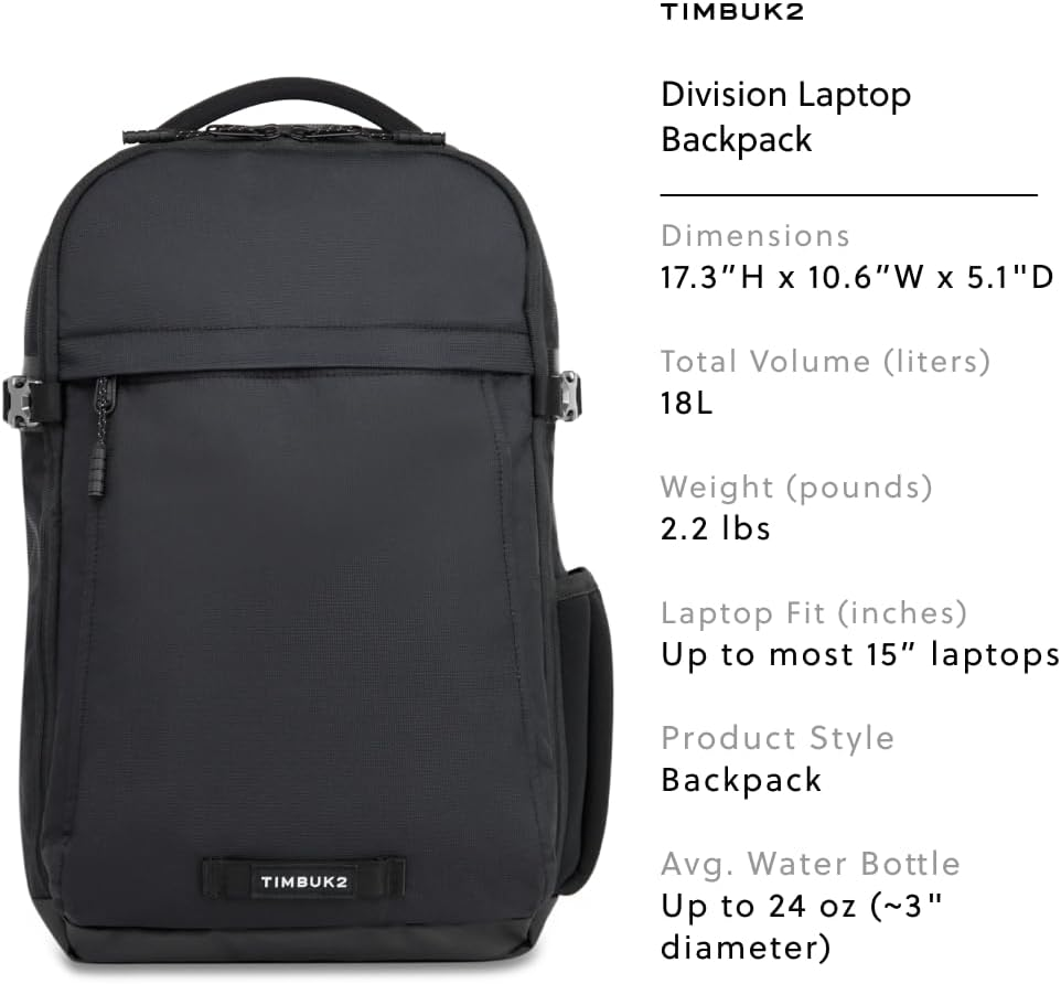 Timbuk2 Division Deluxe Laptop Backpack image number 3