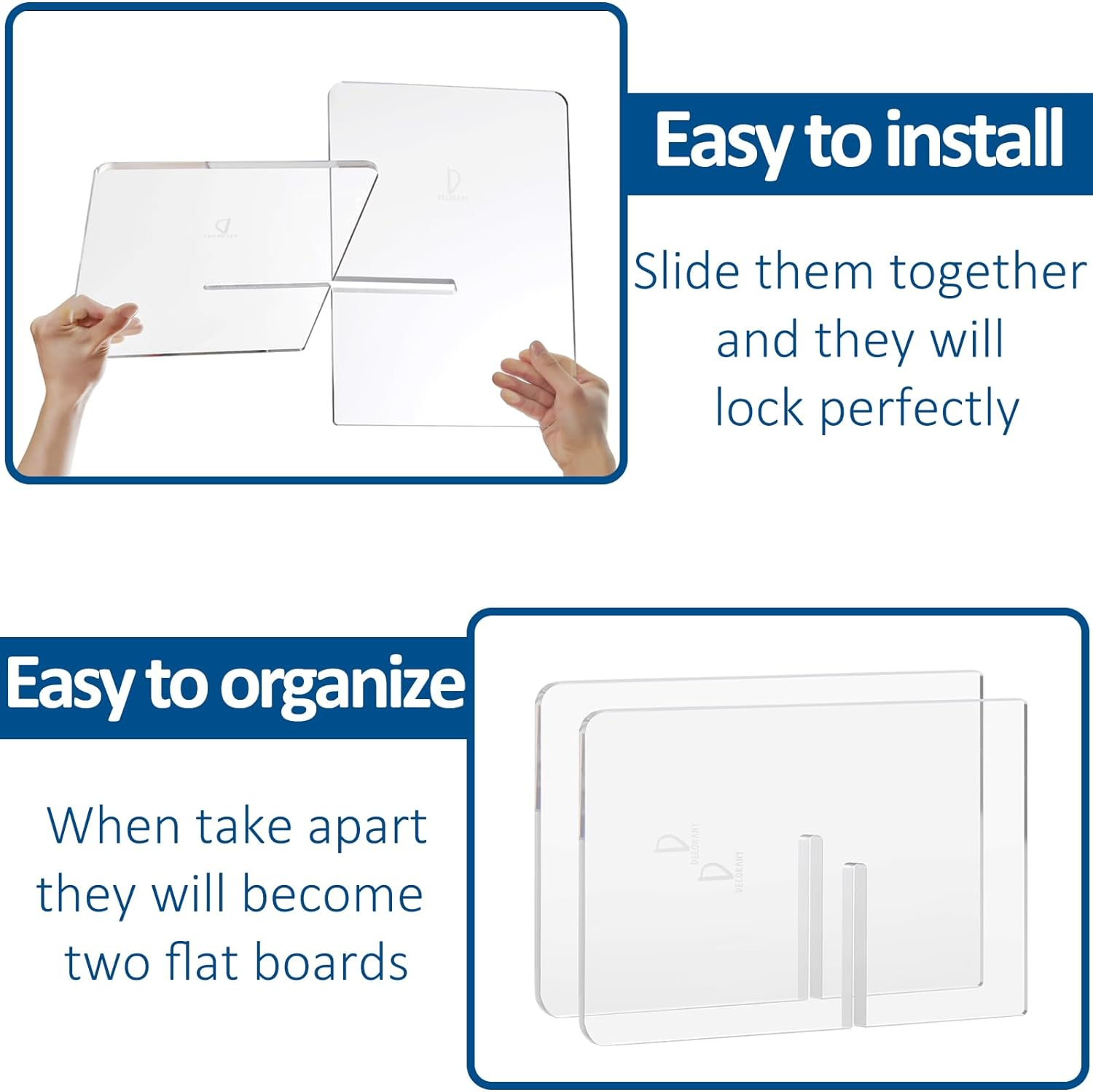 Acrylic Book Stand 38 X 24 X 14 Cm Large Open Book Display Stand for Cookbook Art Book Bible Guest Book - Coffee Table Book Stand for Reading - Black, Large - Transparency (Large) image number 4