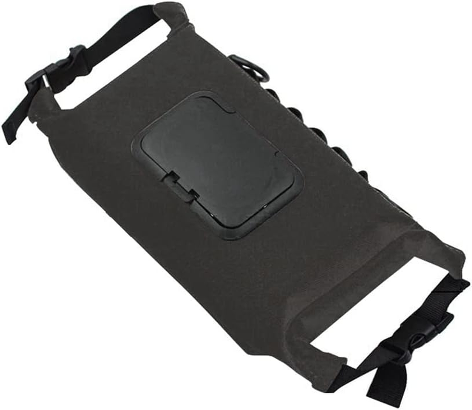 1 PCS Outdoor Wet Wipe Box Canvas Tissue Wipes Dispenser Hanging Bag Portable Tissue Bag Camping Hiking Picnic Backpack image number 4