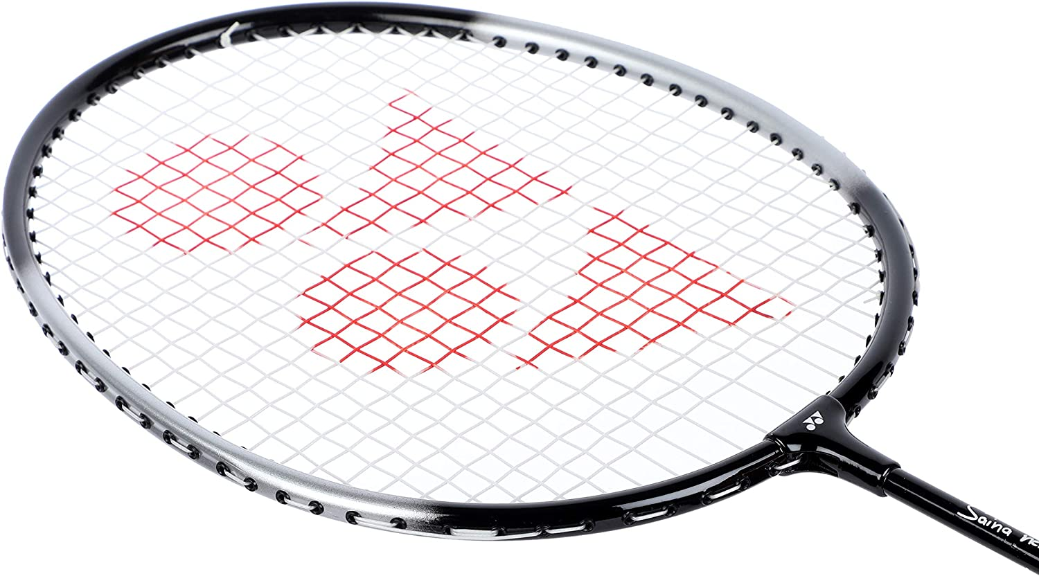 YONEX GR 303 Saina Nehwal Special Edition Aluminium Strung Badminton Racket with Full Racket Cover (Black) | for Beginners | 95 Grams | Isometric Head image number 2