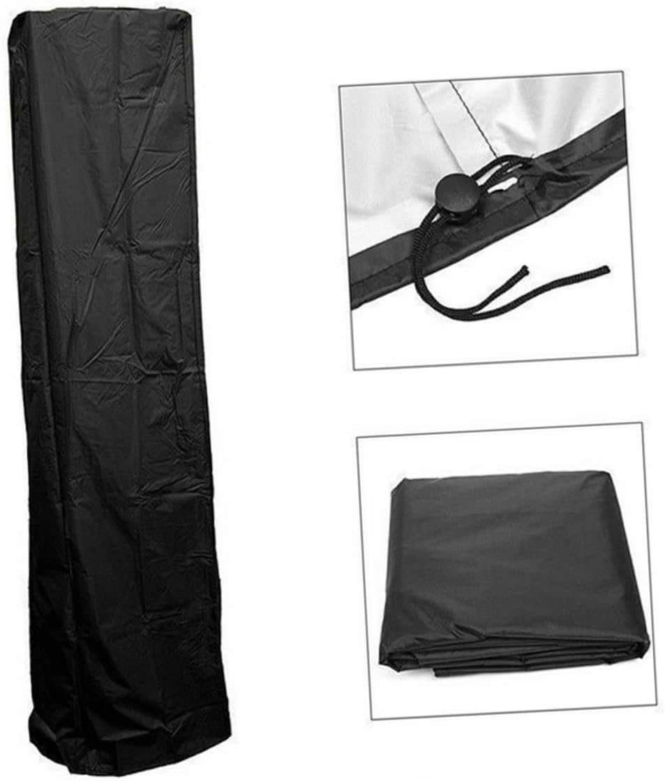 TIDTALEO Outdoor Patio Heater Cover Garden Protector with Drawstring Windproof Air Heater Guard for Outdoor Patio image number 4