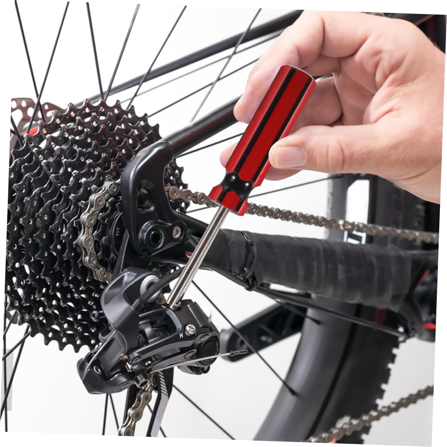 GARVALON Tire Valve Core Remover and Valve Stem Puller Screwdriver Installation Tool for Bicycle Tire Repair Automotive Maintenance image number 1