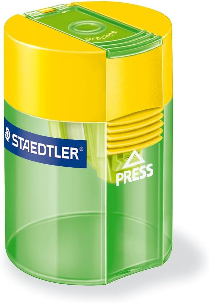 Staedtler Single Hole Tub Sharpener, Multicolour (Pack of 10) image number 3