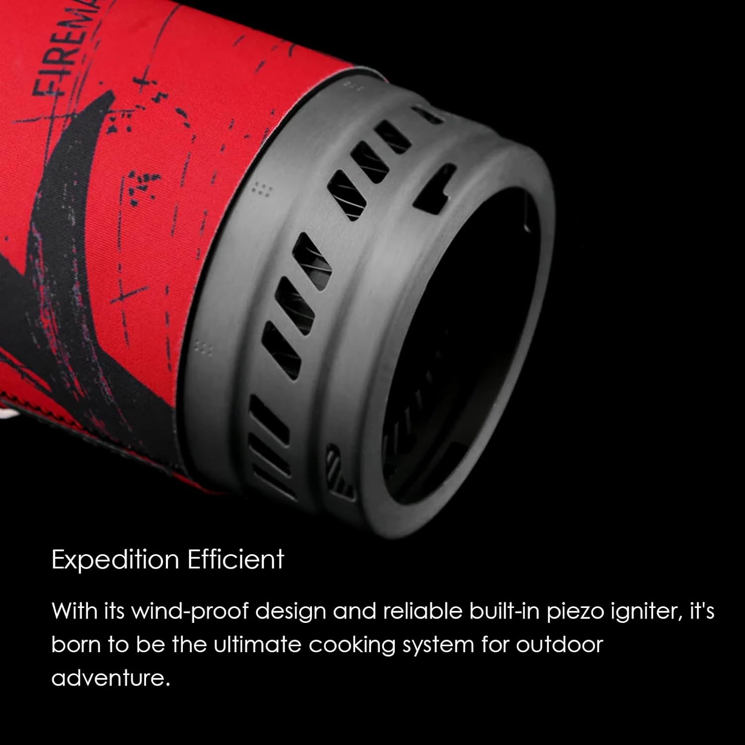 Fire Maple Star X5 Polaris Camping Pot Backpacking Pot Cooking System (Black&Red)