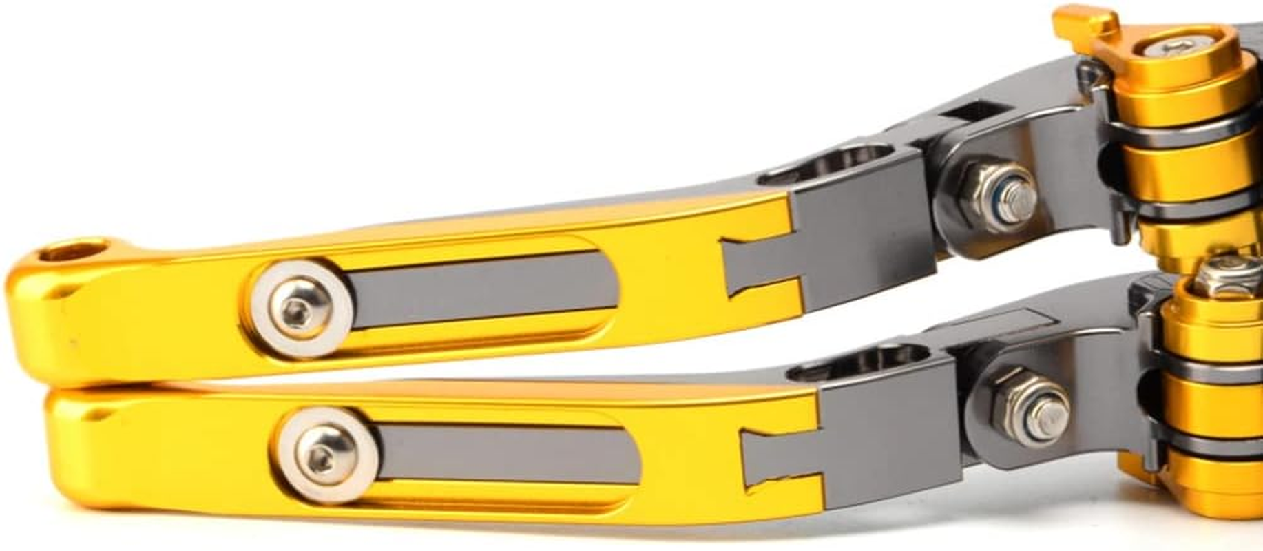 For Kawasaki Ninja 400 2017-2021 Modified High-Quality CNC Aluminum Alloy 6-Stage Length Adjustable Foldable Brake Clutch Lever Ninja400 Accessories (Green)