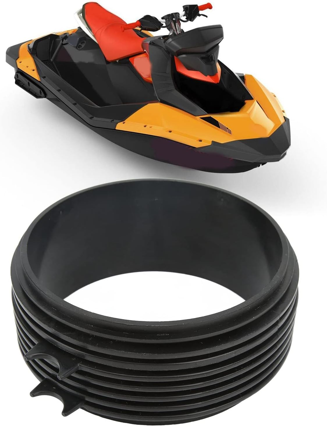 Motorboat Wear Ring, High Performance Wear Ring Replacement for Seadoo Spark Ace 900 Trixx Model 267000617 267000813 image number 6