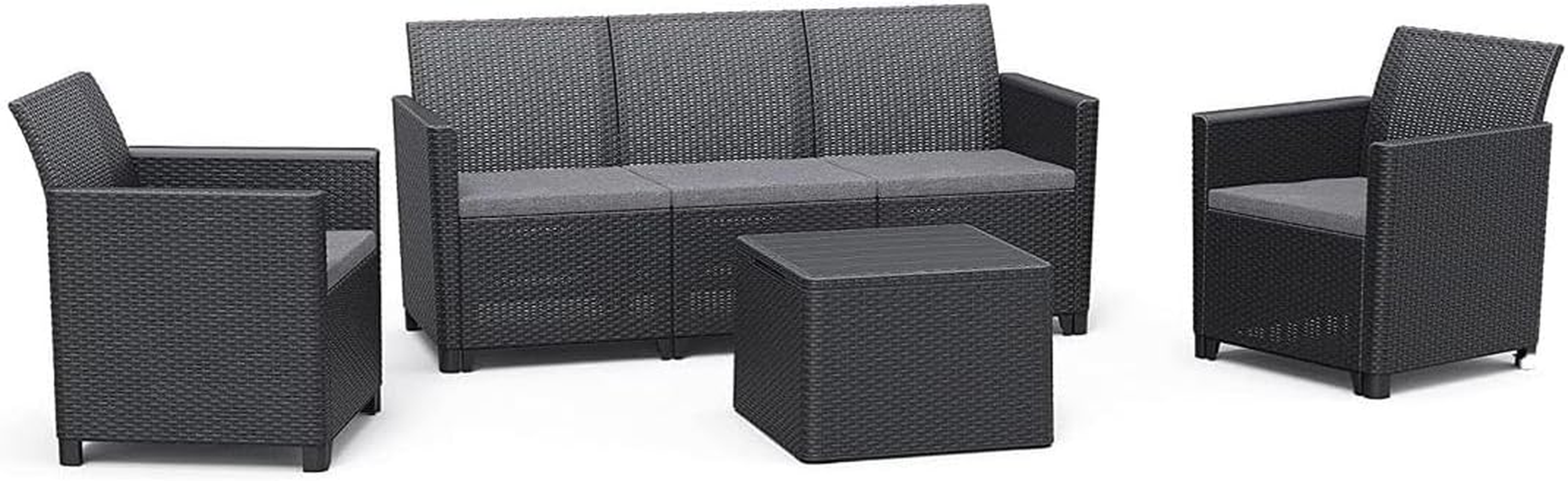 Keter Claire Outdoor 5 Seater Furniture Set image number 4