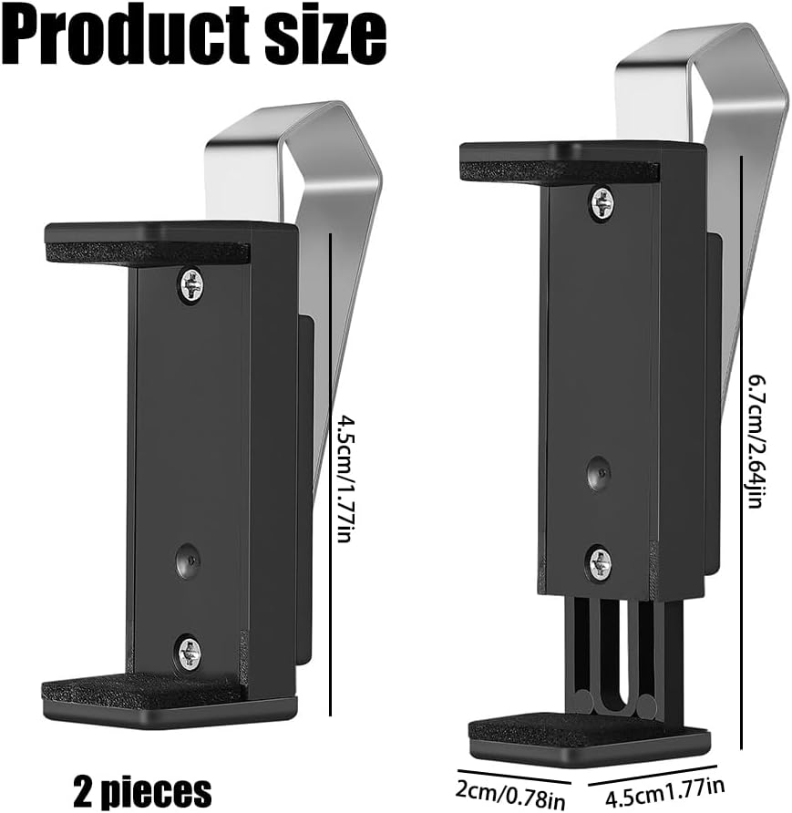 2Pcs Garage Door Opener Clip Universal Car Garage Remote Visor, Universal Car Garage Remote Control Holder, Compatible with Liftmaster, Sears and Chamberlain for Different Size Remotes 1.7-2.8 Inch image number 3