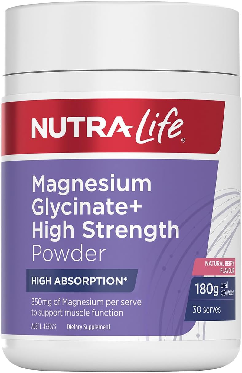 Nutra-Life Magnesium Glycinate+ High Strength Powder 180G image number 1