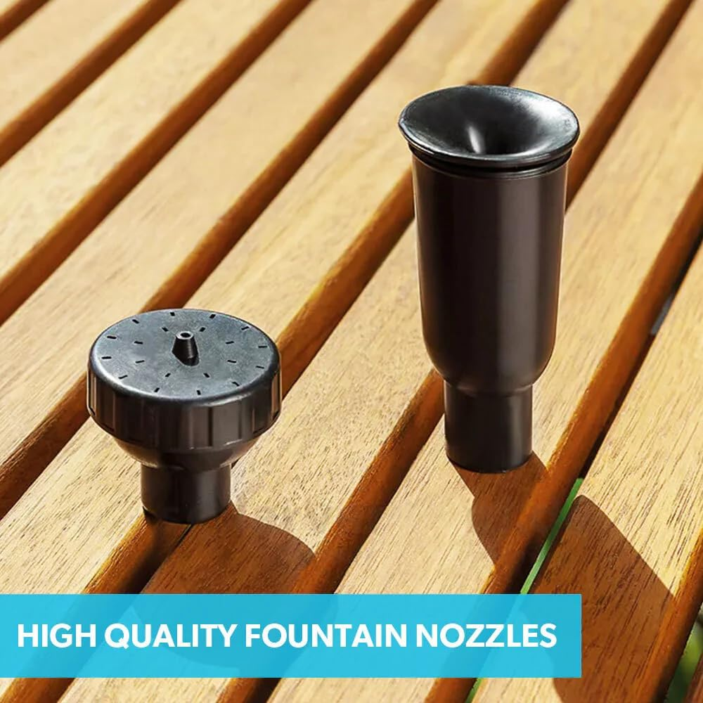 "PROTEGE 10W Solar Powered Water Fountain Pond Pump with Eco Filter Box Kit Set, PF20" image number 5