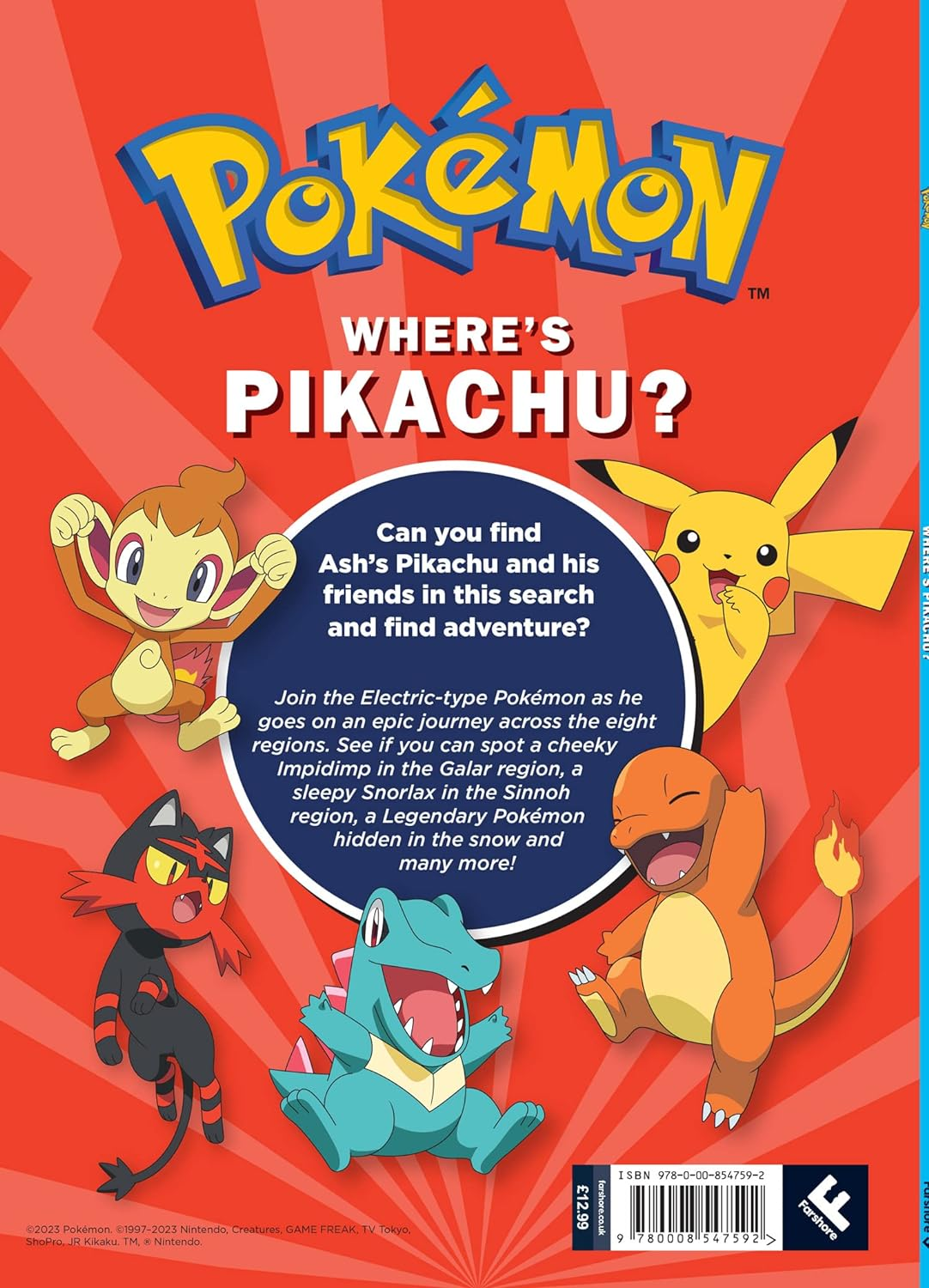 Pokemon Where'S Pikachu?: a Search & Find Book