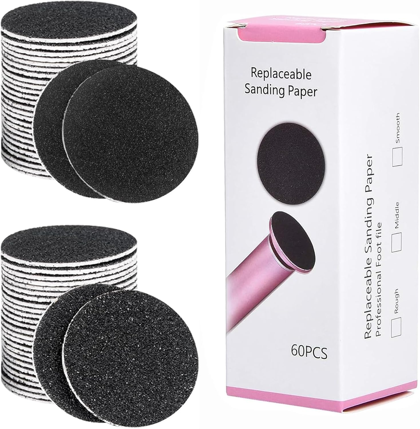 PUGTOW Electric Foot File Sandpaper Pads image number 2