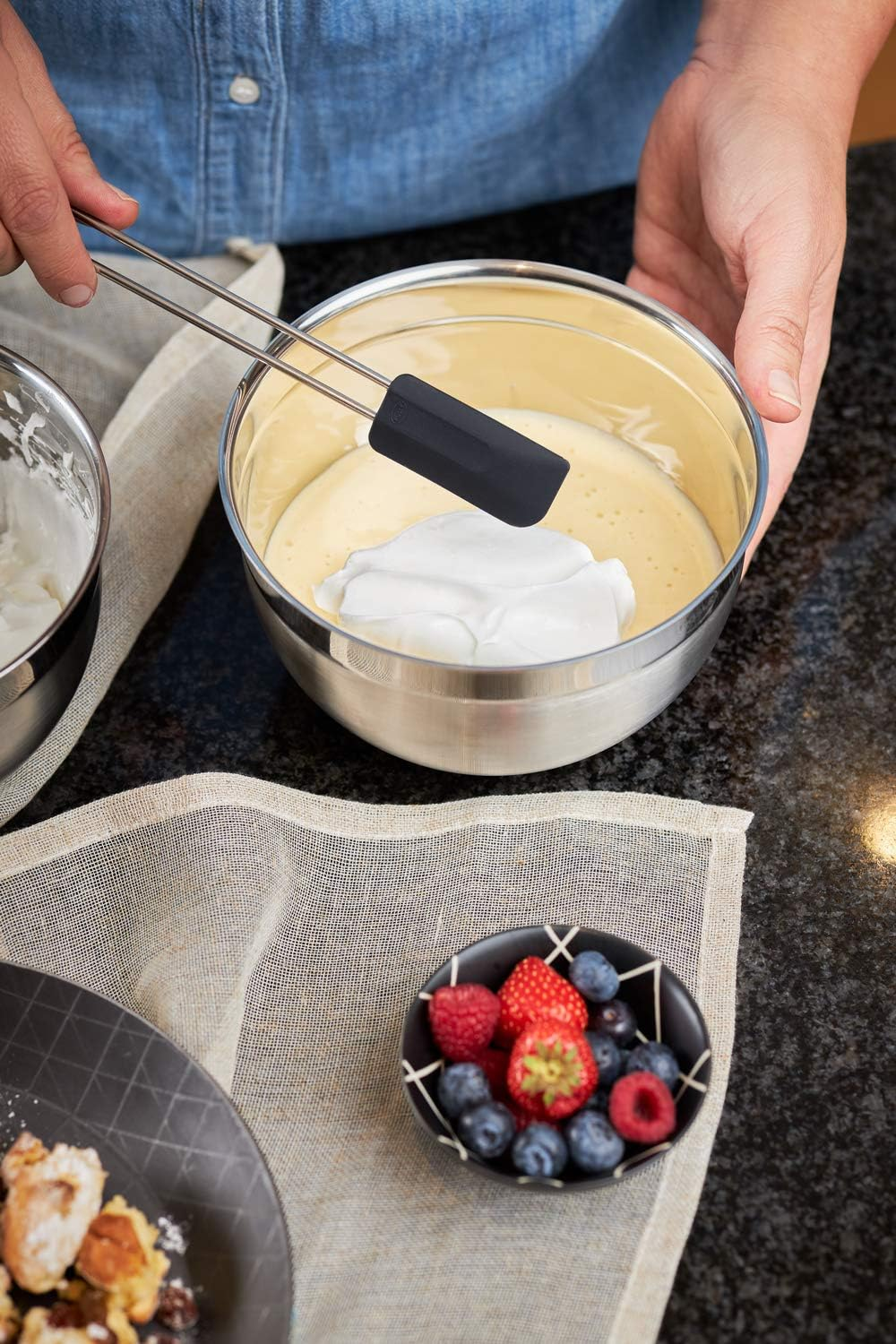 R&ouml;sle Silicone Spatula Small Black 20 Cm, 20 X 2,6 X 0,6 Cm image number 3