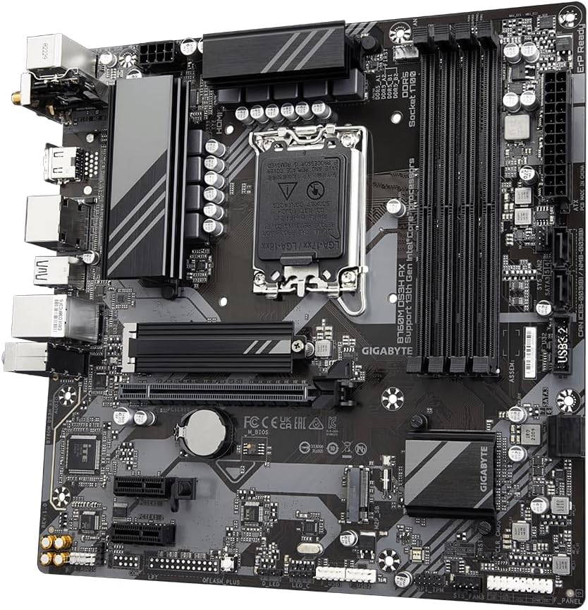 Gigabyte B760M DS3H AX Intel LGA 1700 Matx Motherboard image number 3