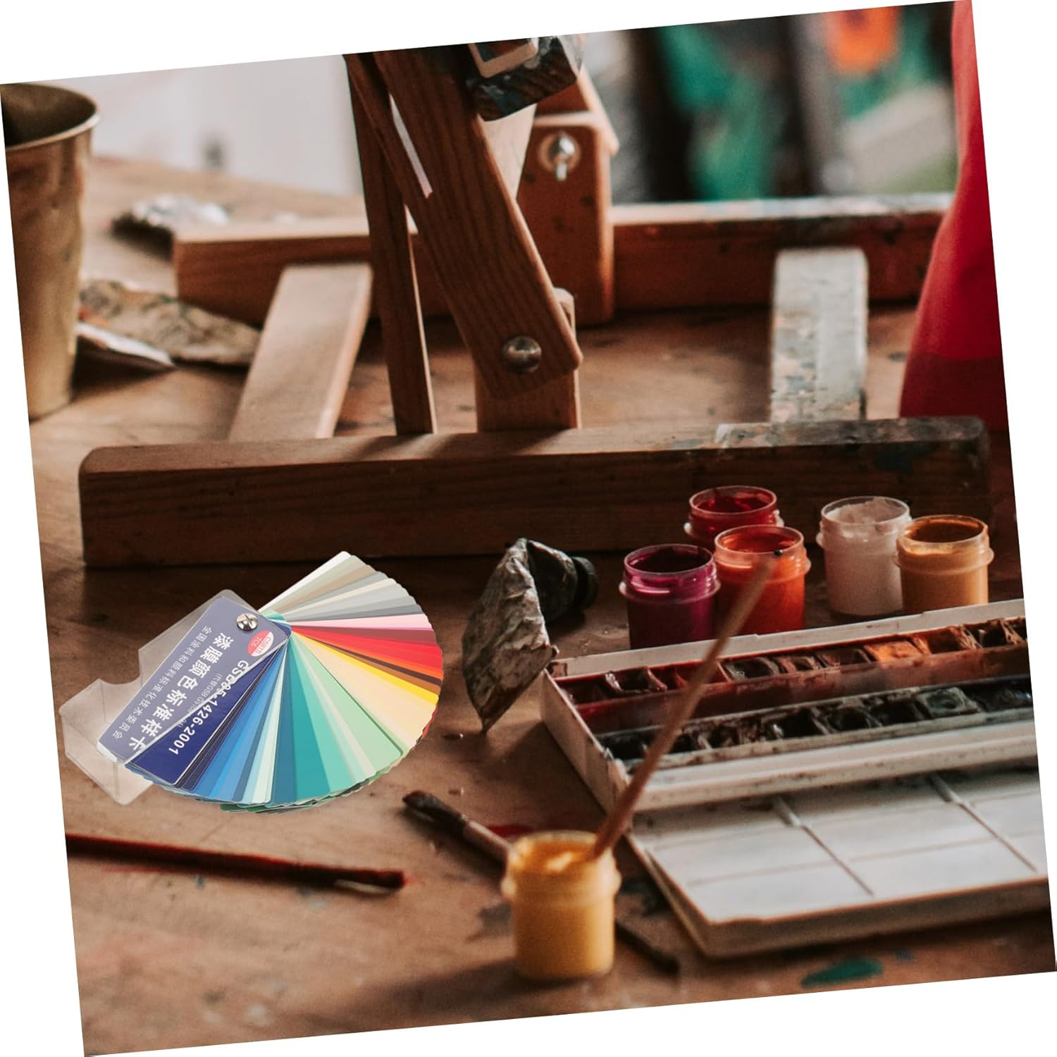 Gadpiparty 1 Set Paint Sample Cards Paint Color Cards Standard Color Cards Floor Paint Color Sample Cards image number 4