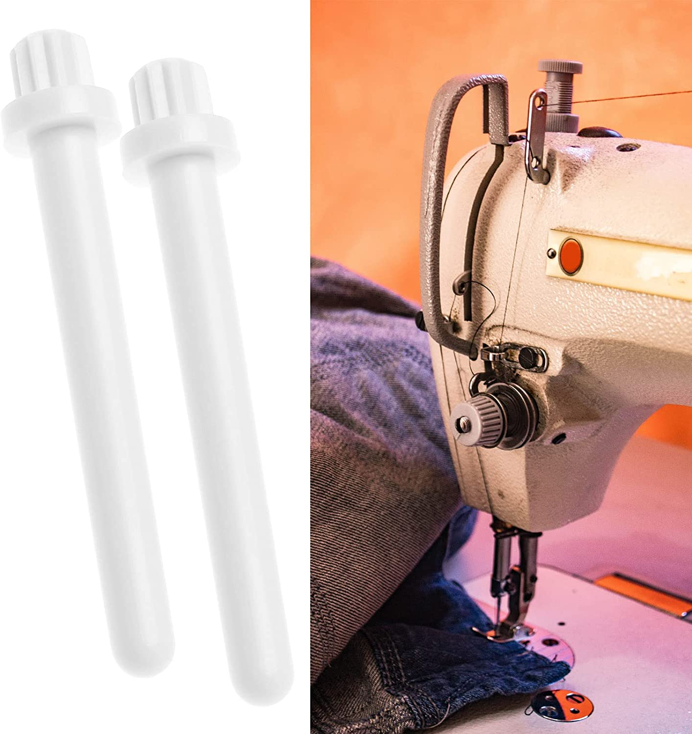 SING F LTD 2Pcs Spool Pin Replacement Compatible with Singer 4411 4423 4423 4432 Compatible with Bernina 65 80E 90E 6510 6550 7380 Bobbin Reel Spool Holder image number 4
