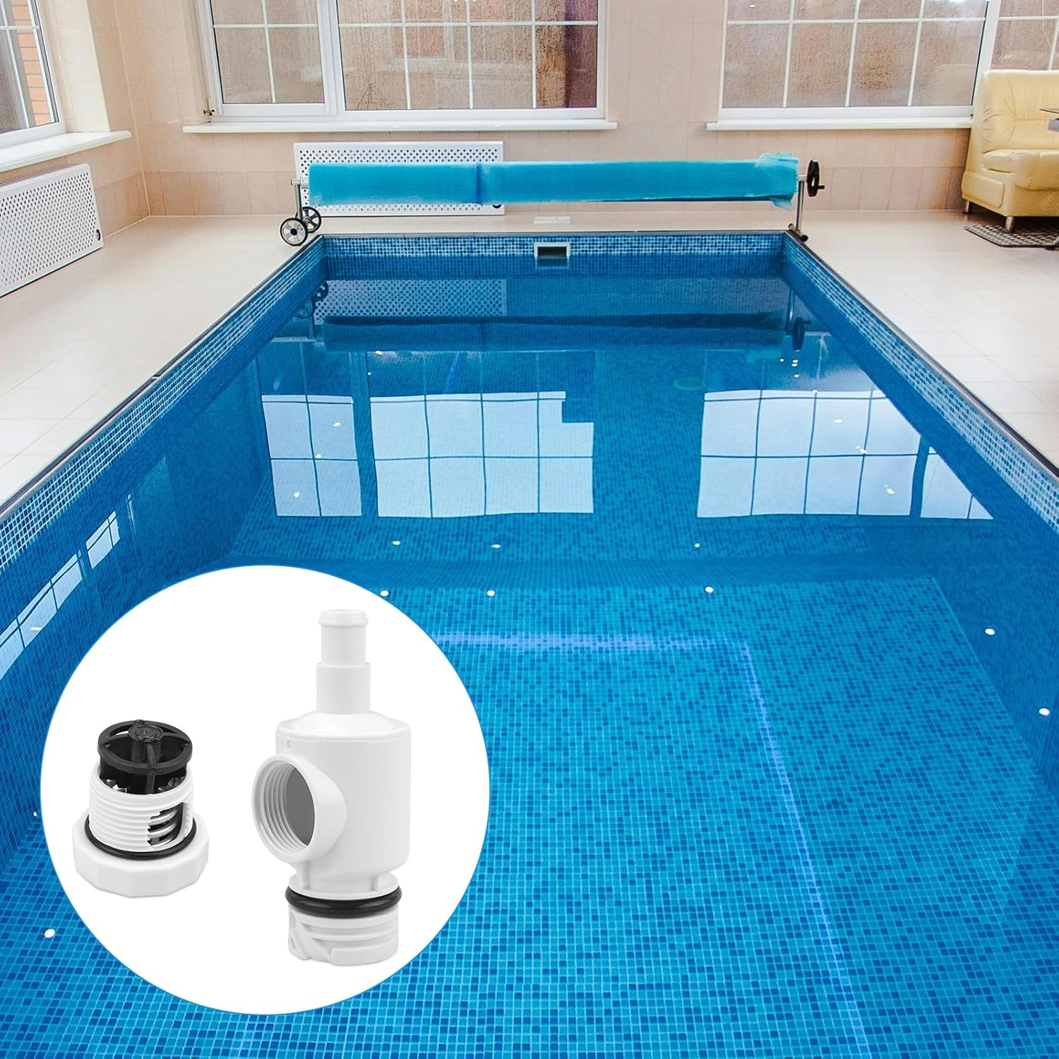 D29 UWF Quick Disconnect and 9-100-9002 Pressure Relief Valve Replacement Fit for Polaris Zodiac 180 280 380 Pool Cleaners Parts image number 6