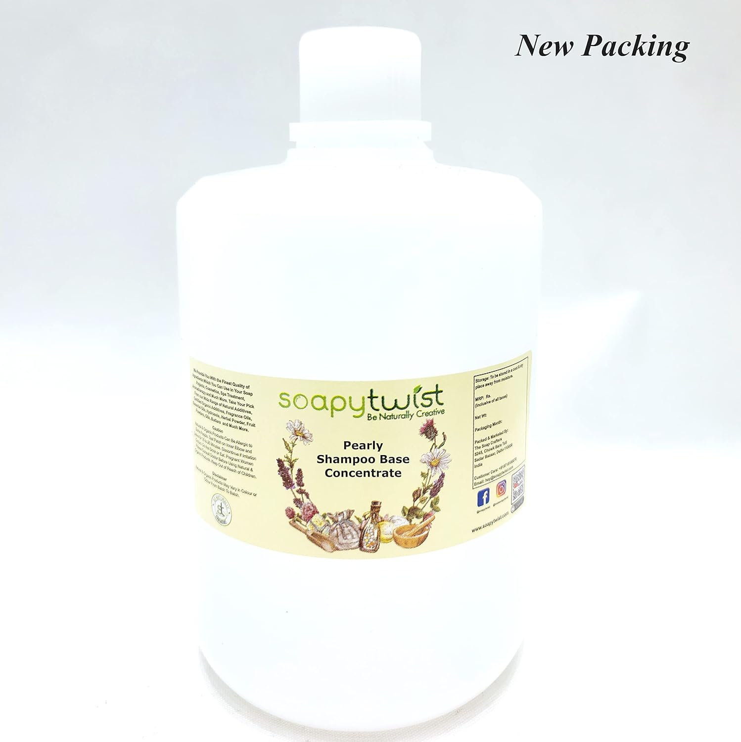 Soapy Twist Pearly Hand Wash Base Concentrate (750G)