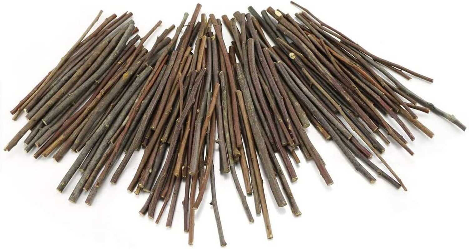 William Craft 120Pcs Wood Log Sticks for DIY Crafts and Photo Props - 10Cm, 0.1-0.2 Inch Diameter image number 3