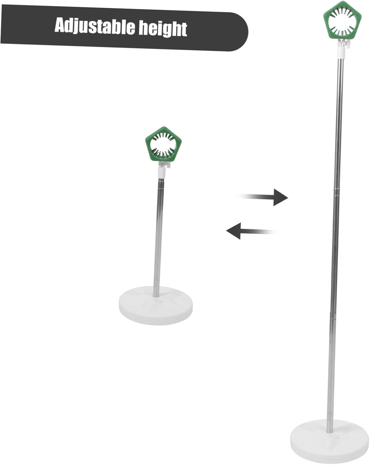 CLISPEED Lazy Hair Dryer Stand with Height Hands Storage Rack for Easy Access to Hair Dryer Compact Vertical Design for Home Salon Use image number 3