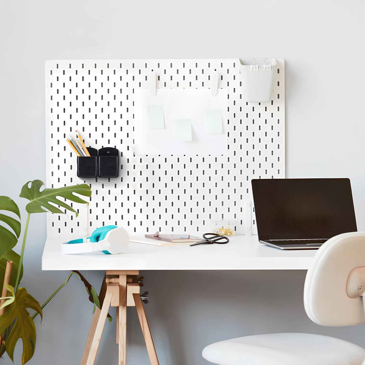 FOMIYES 3Pcs Wall Storage Box Remote Holder Remote Control Holder Multifunctional Wall Mount Organizer for Home Office Bedroom Decorations image number 6