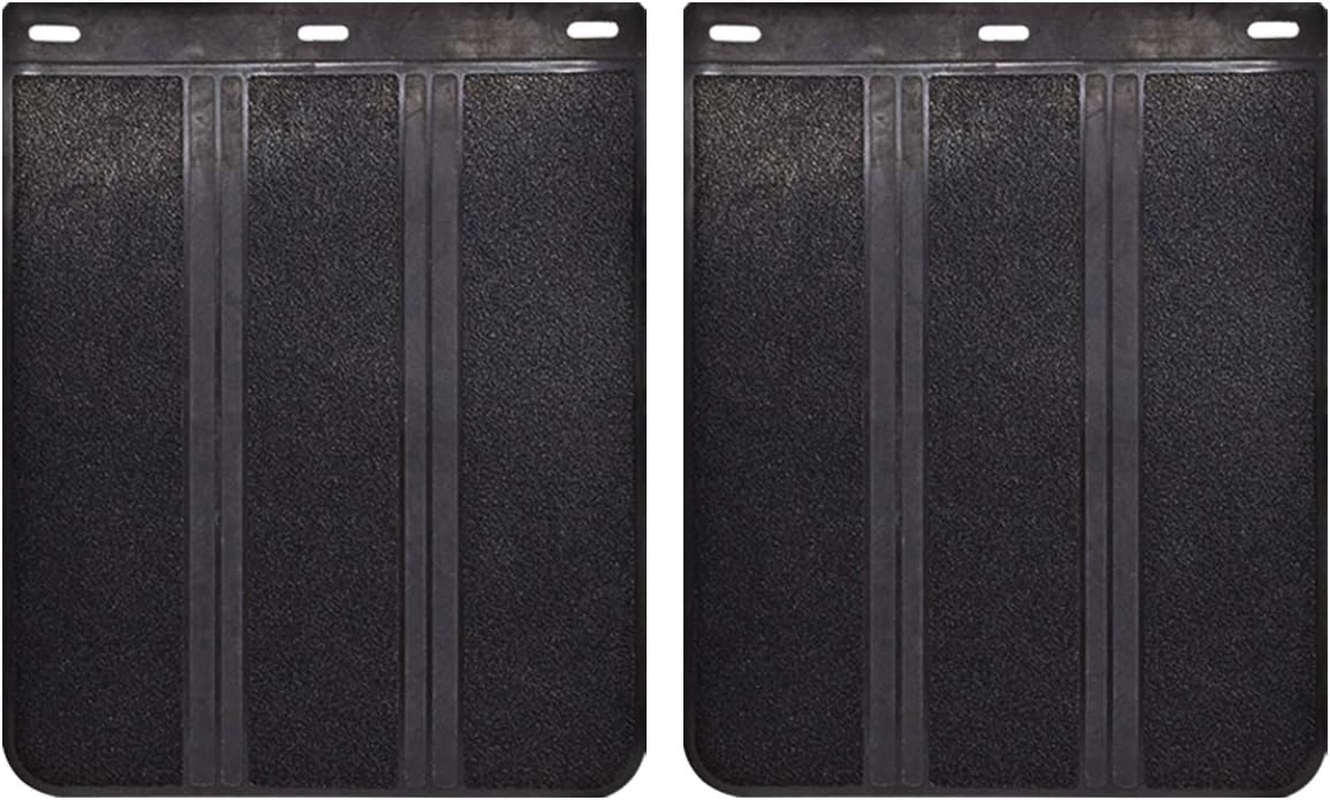 Rubber Mud Flaps Mudflap Mudguards Splash Guards Pair Truck Ute Trailer 381X305Mm (15"X12") 4Wd CARAVAN TIPPER DOG TRUCK Commercial Vehicles Dump Truck Semi Truck image number 1