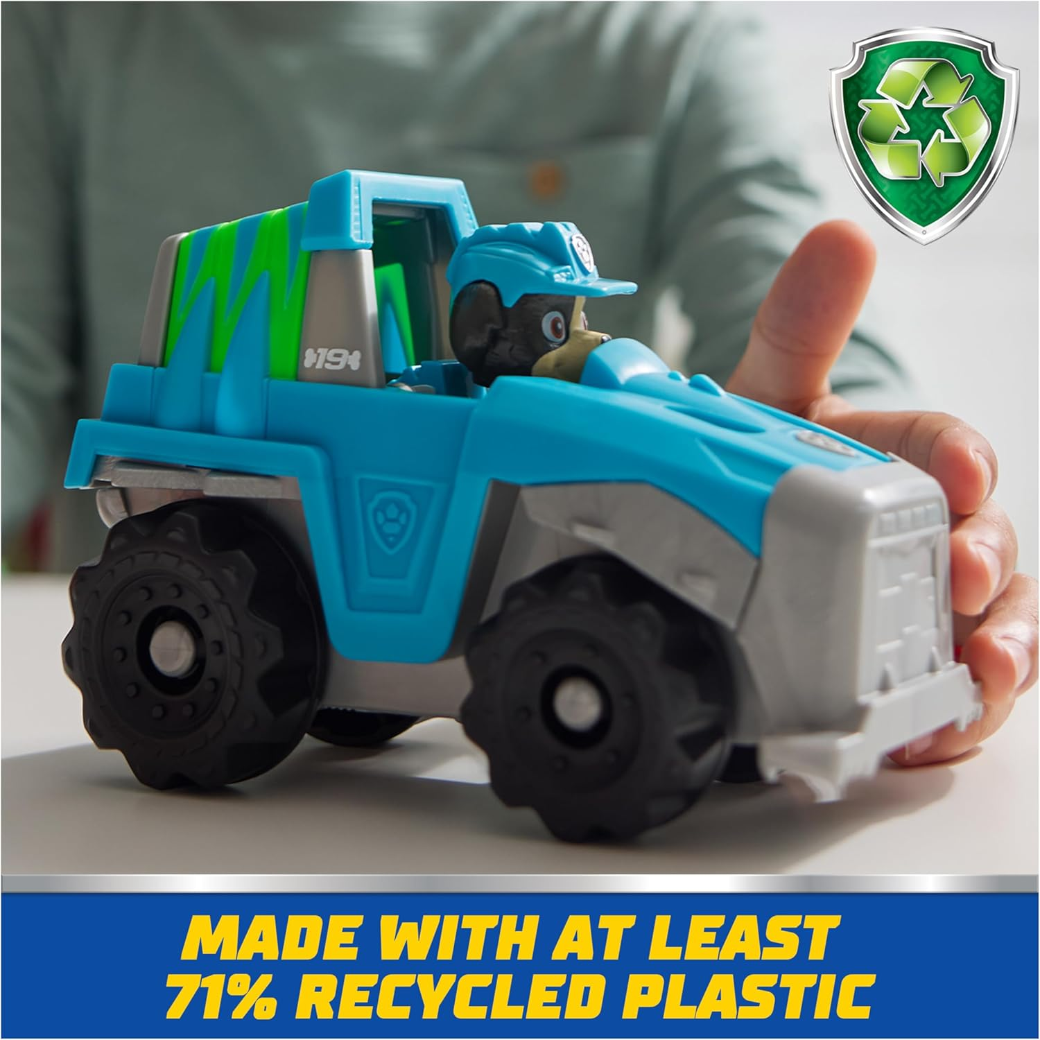 PAW Patrol, Rex&rsquo;S Dinosaur Rescue Vehicle, Toy Truck with Collectible Action Figure, Sustainably Minded Kids Toys for Boys & Girls Ages 3 and Up image number 2