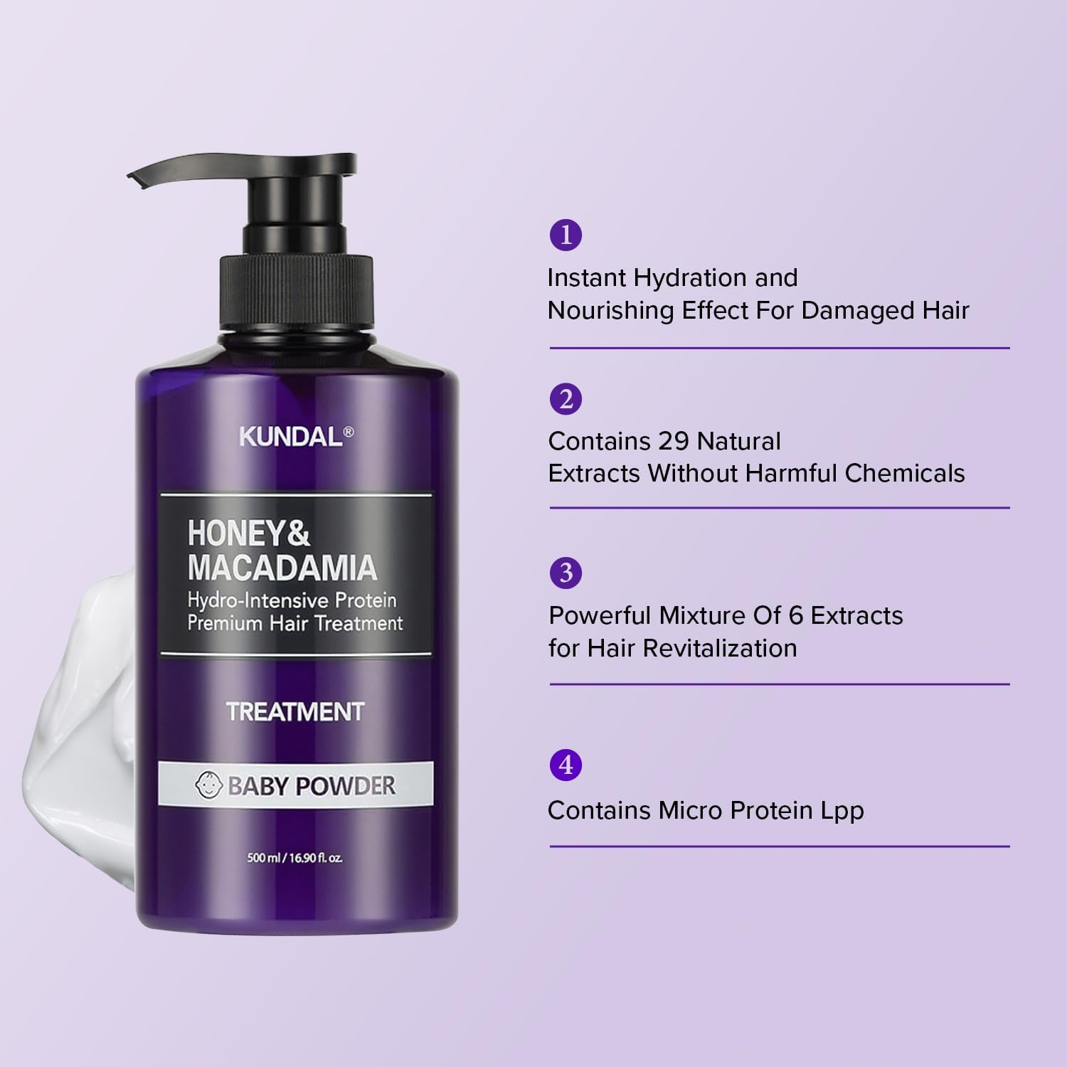 HONEY & MACADAMIA PROTEIN TREATMENT 500ML - CHERRY BLOSSOM image number 6