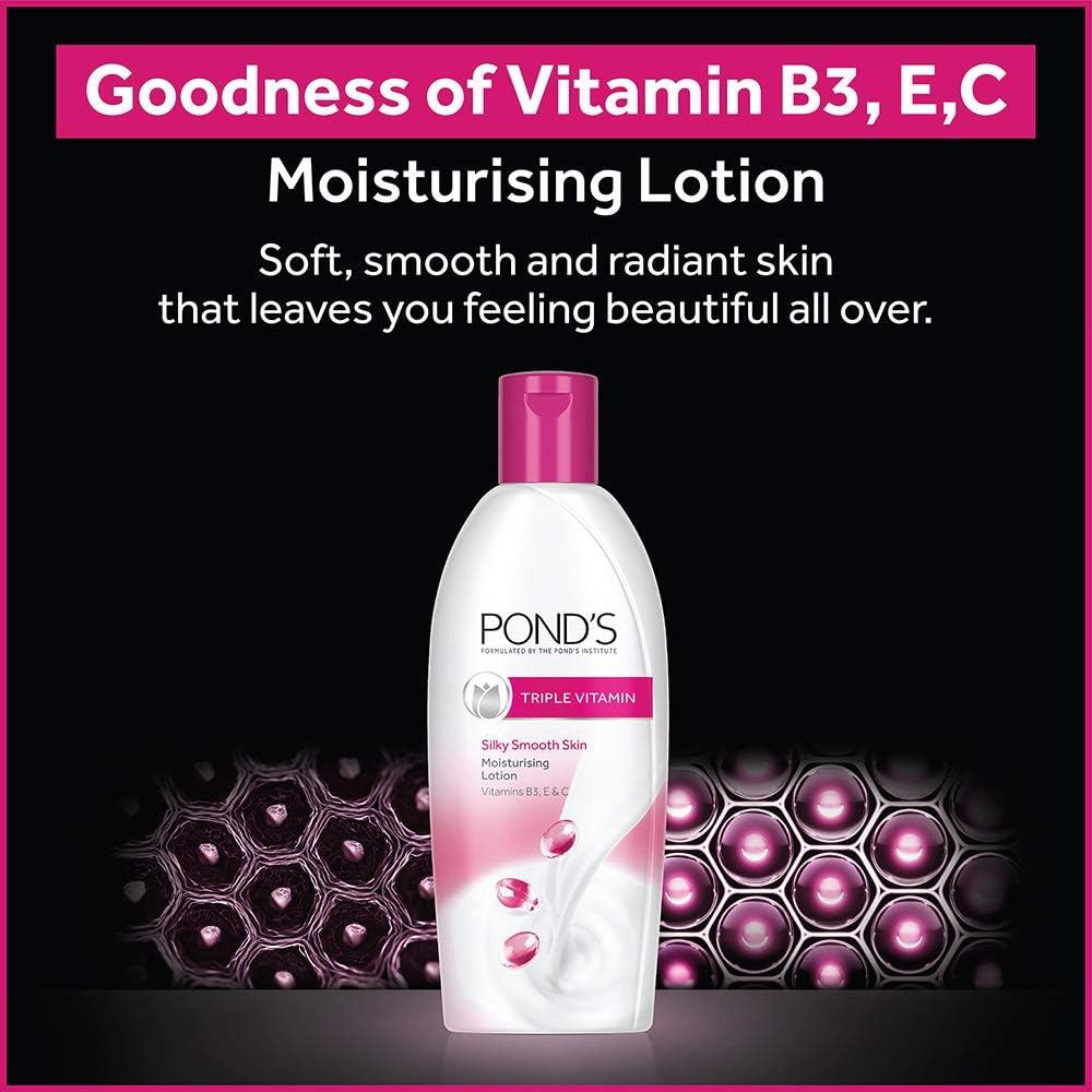 POND'S All Triple Vitamin Moisturising Body Lotion, 300 Ml image number 1