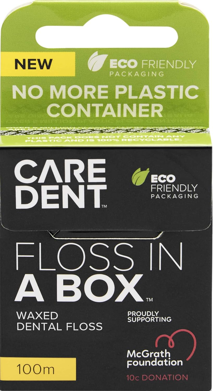 Caredent Nylon Floss in a Box, 100M image number 1