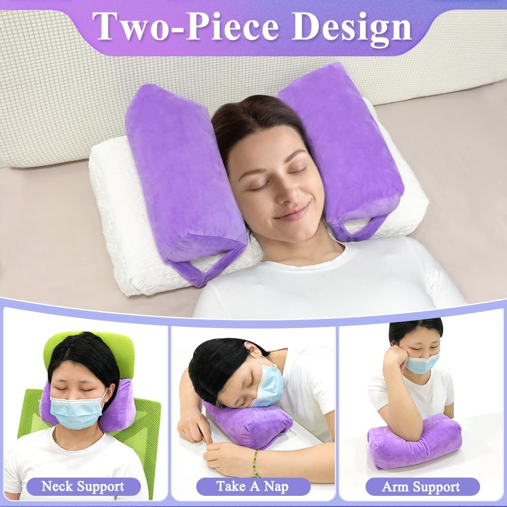 Anti Aging Pillow for Women anti Wrinkle Face Beauty Pillow Head Stabilizer Back Sleep Training Face up Head Positioning Wrinkle Prevention for Face Post Surgery Pillows Support for Sleeping Upright image number 5