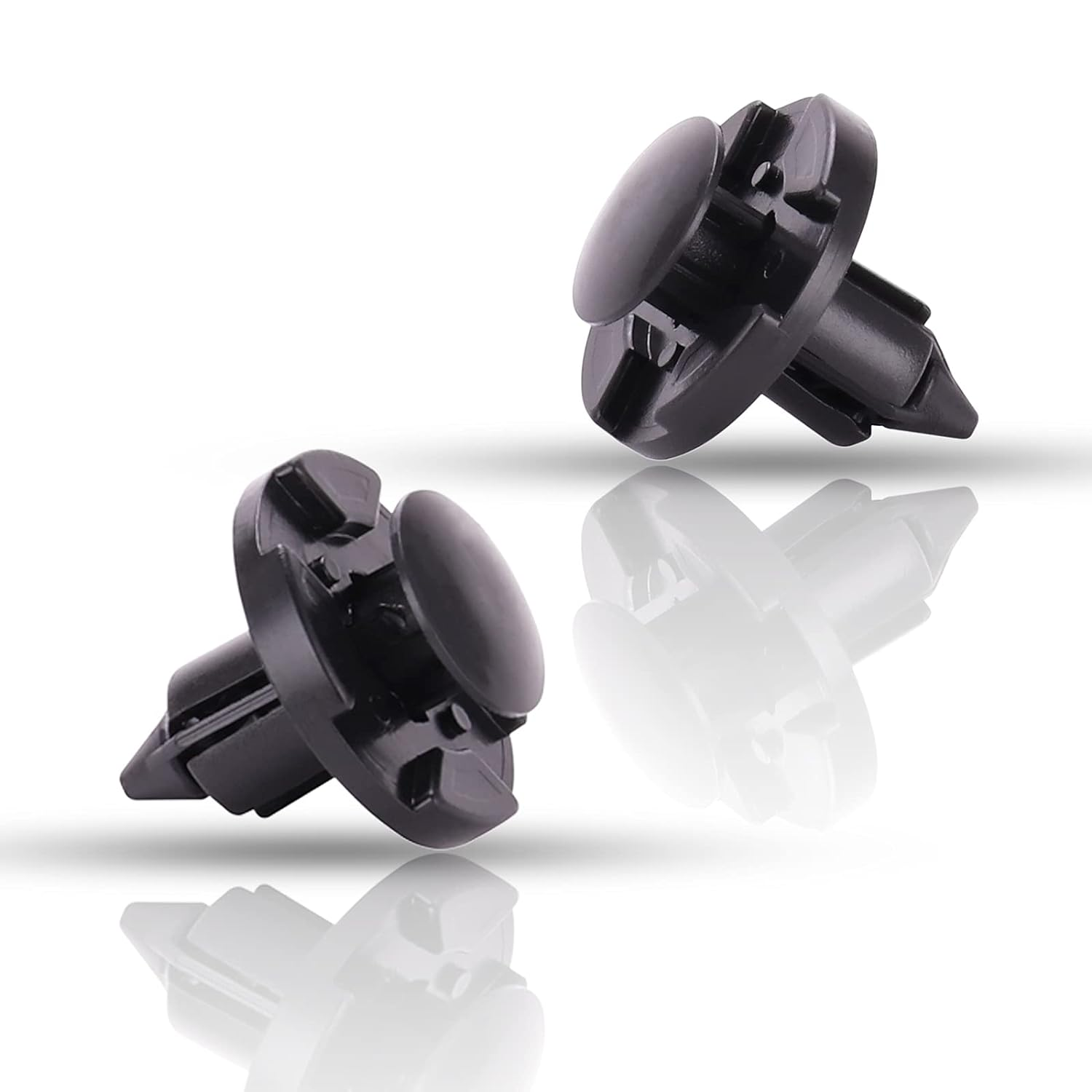 Kinstecks 100PCS Fender Clips Nylon Push-Type Bumper Fender Trim Panel Clips Fastener Rivet Retainer Clips for Nissan Infiniti 01553-09321 image number 1