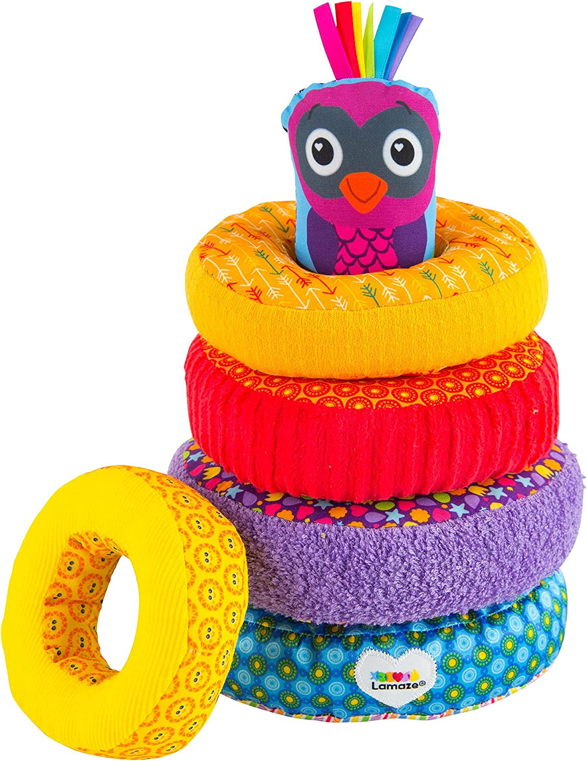 Lamaze Rainbow Stacking Rings image number 1
