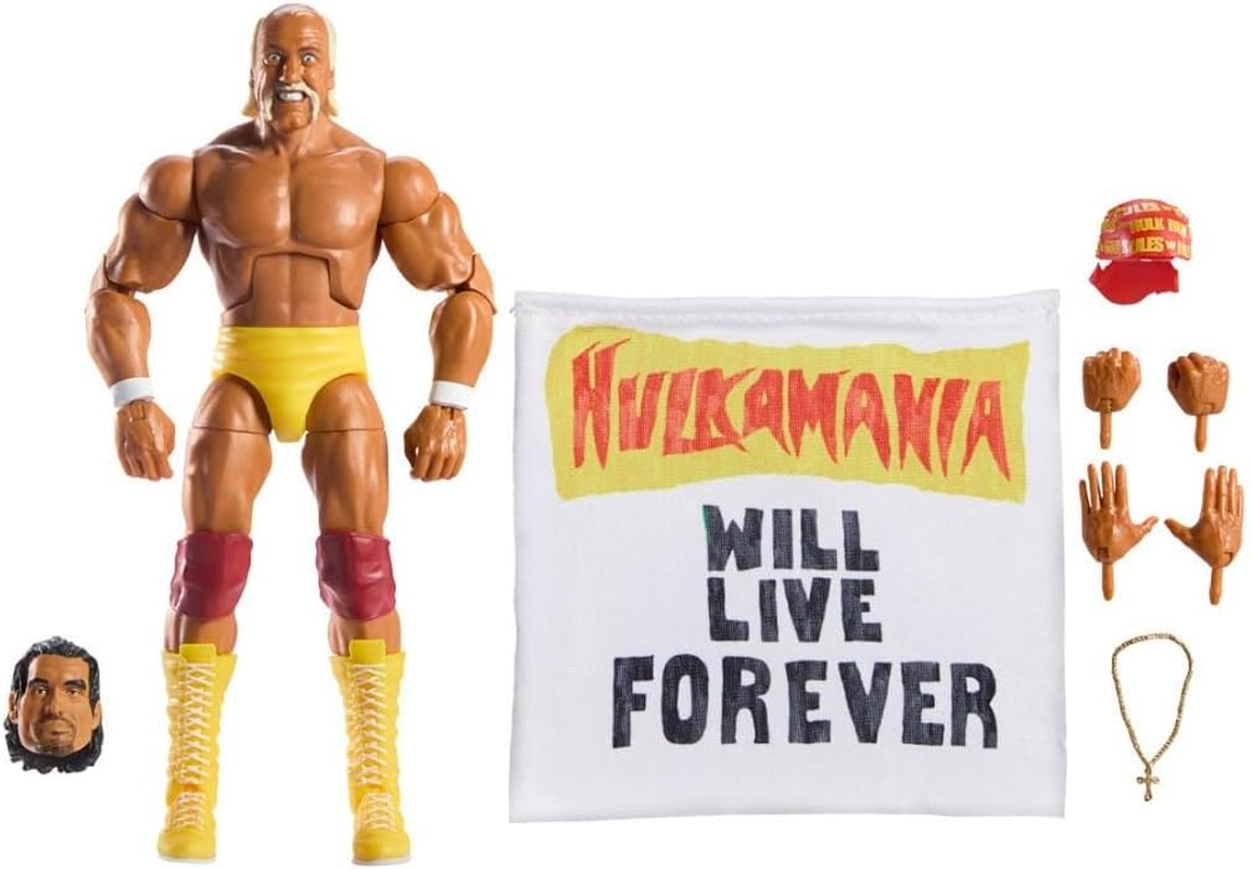 WWE 2025 Royal Rumble Elite Hulk Hogan Action Figure