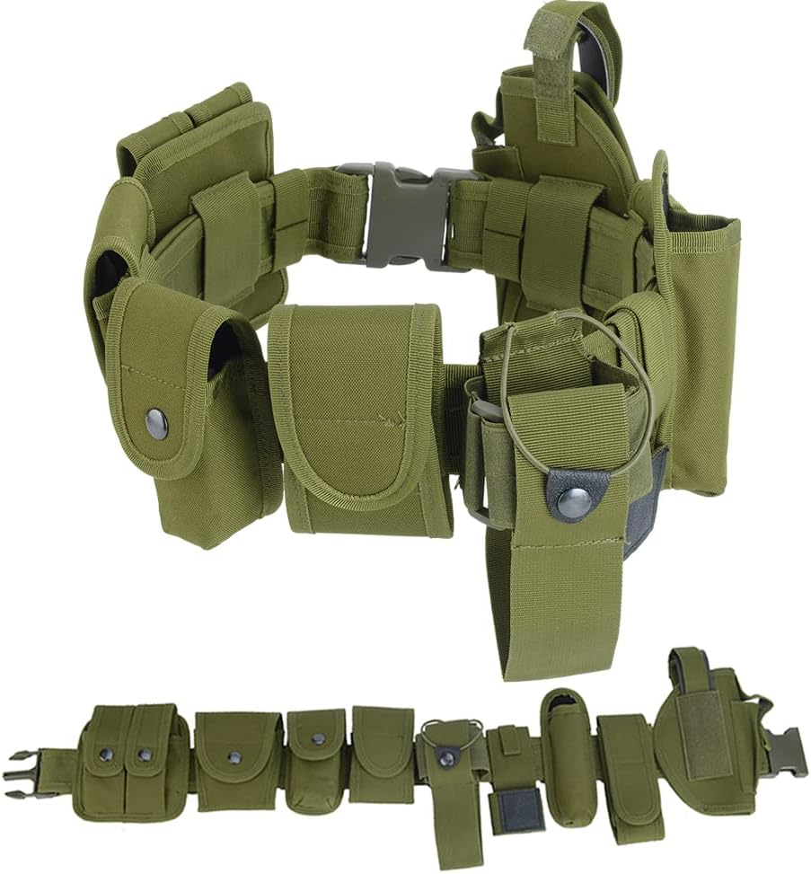 Law Enforcement Utility Tactical Belt Multifunctional Outdoor Training Belt Bag Hiking Belt Patrol Military