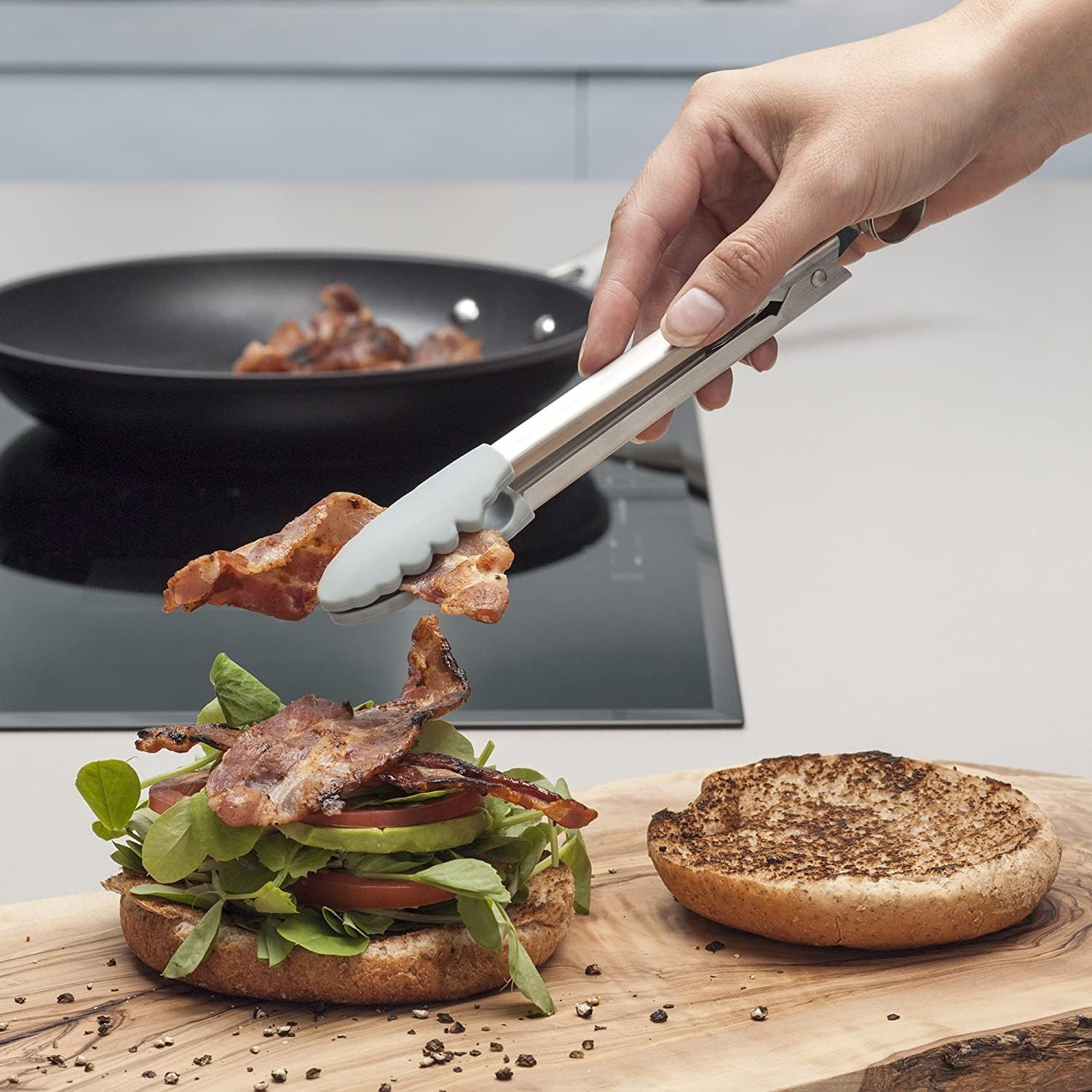 Zeal Classic Mini Silicone Tongs, Assorted (20-Pieces)