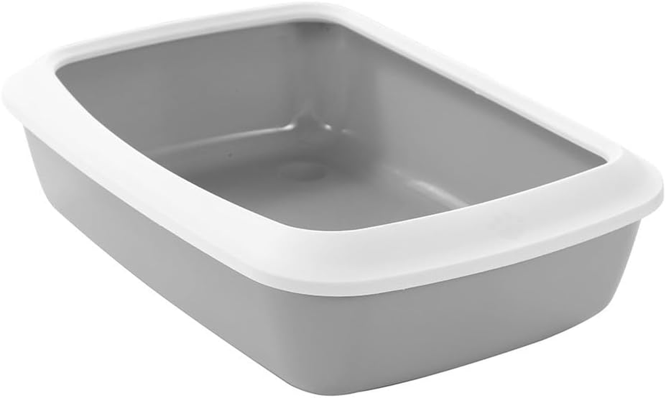 Paws & Claws Cat Litter Tray with Mess Guard, 42 X 31 X 12 Cm Size