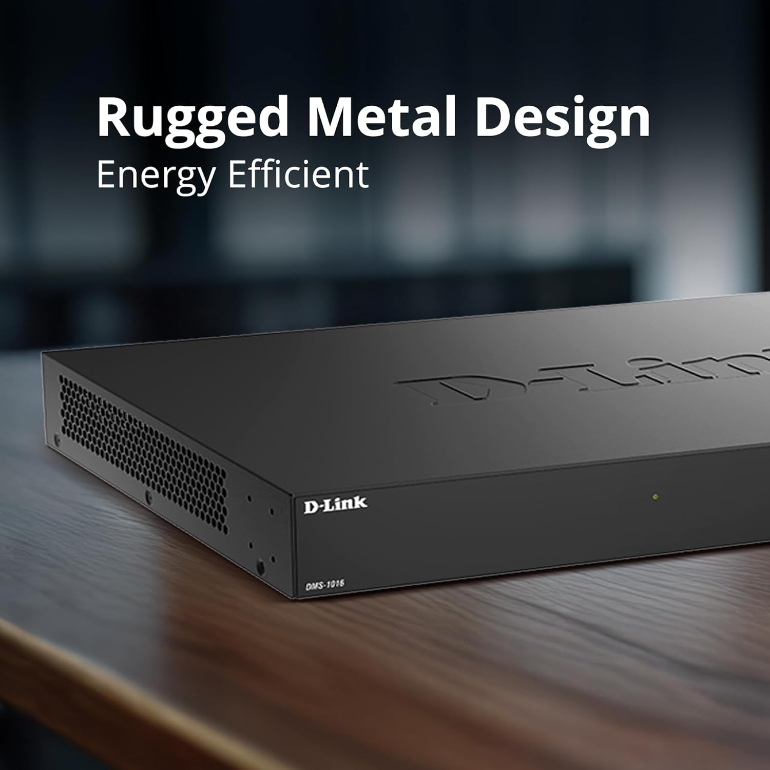 D-Link DMS-1016 16-Port Multi-Gigabit Ethernet Switch &ndash; 2.5Gbps per Port, 80Gbps Capacity &ndash; Plug & Play, Fanless, Metal Housing, IGMP Snooping, Qos &ndash; Ideal for Wi-Fi 6, NAS & Gaming image number 2